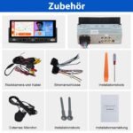 Junsun Drathlos Carplay Android Auto RDS mit Rückfahrkamera 1Din - obrazek 10