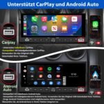 Junsun Drathlos Carplay Android Auto RDS mit Rückfahrkamera 1Din - obrazek 3