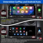 Junsun Drathlos Carplay Android Auto RDS mit Rückfahrkamera 1Din - obrazek 3