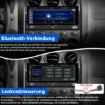 Junsun Drathlos Carplay Android Auto RDS mit Rückfahrkamera 1Din - obrazek 4