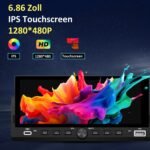 Junsun Drathlos Carplay Android Auto RDS mit Rückfahrkamera 1Din - obrazek 8