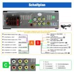 Junsun Drathlos Carplay Android Auto RDS mit Rückfahrkamera 1Din - obrazek 8