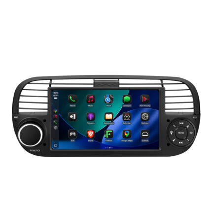 Radio samochodowe Junsun do Fiat 500 z CarPlay, Android Auto i nawigacją GPS