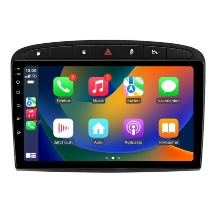 Radio Android Junsun do Peugeot 308 z CarPlay i nawigacją GPS