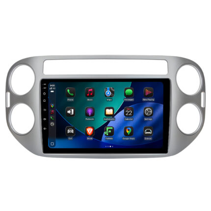 Radio samochodowe Android Junsun do VW Tiguan 5N z CarPlay i nawigacją GPS
