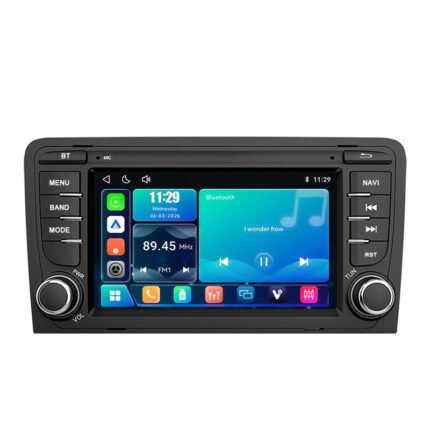 Radio samochodowe Junsun Linux 7 cali z CarPlay i Android Auto do Audi A3 8P