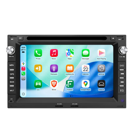 Junsun radio samochodowe z Androidem do VW Golf 4, Passat B5 i Polo 9N z CarPlay