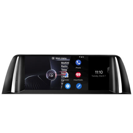 Junsun ekran 10,25 cala z CarPlay do BMW Serii 5 F10 F11 CIC NBT