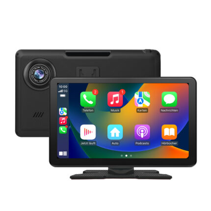 Junsun Bezprzewodowy Apple CarPlay Android Auto Wyświetlacz 9 cali Kamera cofania