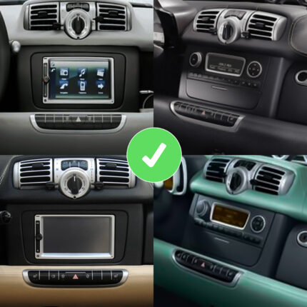 Junsun Radio do Smart 451 Fortwo CarPlay Android Auto GPS DAB+