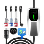 Junsun Ładowarka EV Typ 2 3,5–22kW 6–32A kabel do auta elektrycznego CEE