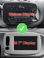 Junsun Radio Smart 453 Fortwo Forfour CarPlay Android Auto Navi RDS