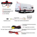 Junsun Kamera cofania do Fiat Ducato Citroen Jumper Peugeot Boxer Radio