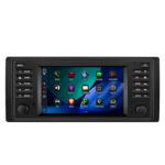Junsun Radio do BMW X5 E53 CarPlay Android Auto & GPS