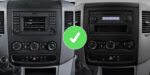 Junsun Radio do Mercedes Sprinter 906 Carplay Android Auto Bluetooth Navigation RDS GPS