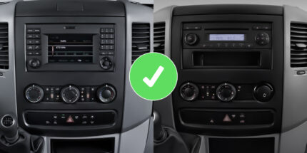 Junsun Radio do Mercedes Sprinter 906 Carplay Android Auto Bluetooth Navigation RDS GPS