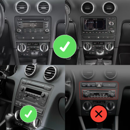 Junsun Radio do Audi A3 8P z CarPlay Android Auto Bluetooth Navi DAB+