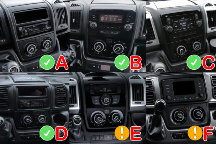 Junsun Radio do Fiat Ducato CarPlay Android Auto & Bluetooth
