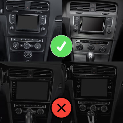 Junsun Radio do VW Golf 7 Carplay Android Auto Bluetooth RDS GPS