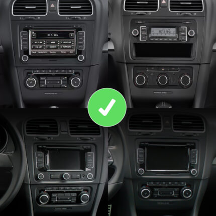 Junsun Radio Ekran 2K do VW Golf 6 CarPlay Android Auto Bluetooth X9