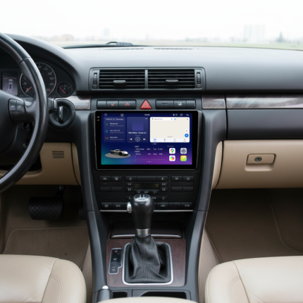 Junsun Radio Ekran 2K do Audi A6 4B C5 Bluetooth CarPlay Android Auto X9
