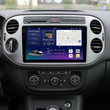 Junsun Radio Ekran 2K do VW Tiguan 5N CarPlay Android Auto GPS X9/X9 Plus