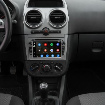 Junsun Radio do Opel Zafira B Astra H Corsa C D CarPlay Android Auto Srebrny