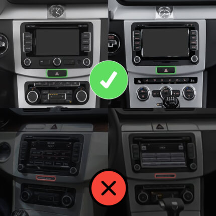 Junsun Radio Ekran 2K do VW Passat B7 CarPlay Android Auto Nawigacja X9/X9 Plus