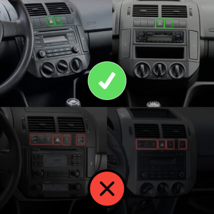 Junsun Radio do VW Polo 4 9N 9N3 CarPlay Android Auto Nawigacja Bluetooth DAB+