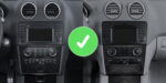 Junsun Radio do Mercedes M-Class W164 Carplay Android Auto Bluetooth Nawigacja RDS GPS