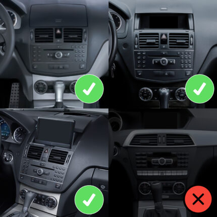 Junsun Radio do Mercedes klasa C W204 CarPlay Android Auto Nawigacja