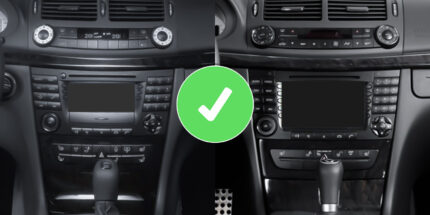 Junsun Radio do Mercedes E-Class W211 CarPlay Android Auto Bluetooth Nawigacja RDS GPS
