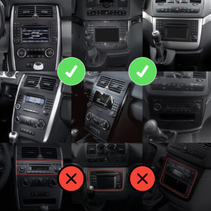 Junsun Radio do Mercedes B Class W245 V Class W639 CarPlay Android Auto Navi