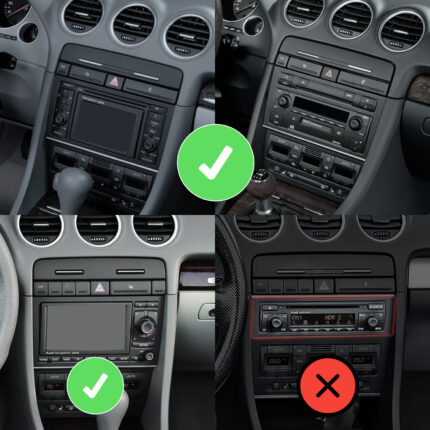 Junsun Radio Ekran 2K do Audi A4 B6 B7 CarPlay Android Auto X9