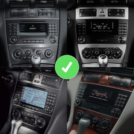 Junsun Radio do Mercedes W203 Facelift CarPlay Android Auto i Nawigacja