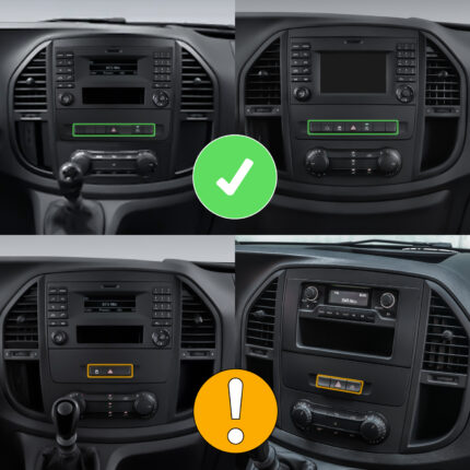 Junsun Radio do Mercedes Vito W447 CarPlay Android Auto Bluetooth Nawigacja