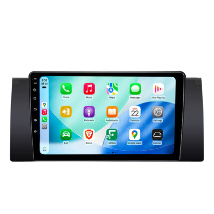 Radio Linux BMW E39 i X5 E53 9 cali z CarPlay – Junsun